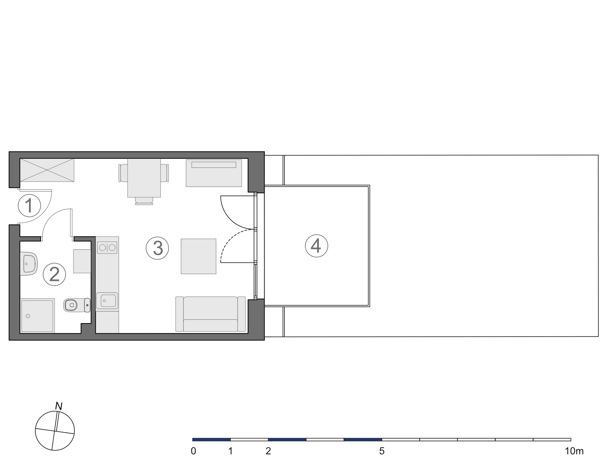 Rzut 2D lokalu 4-A.0.6