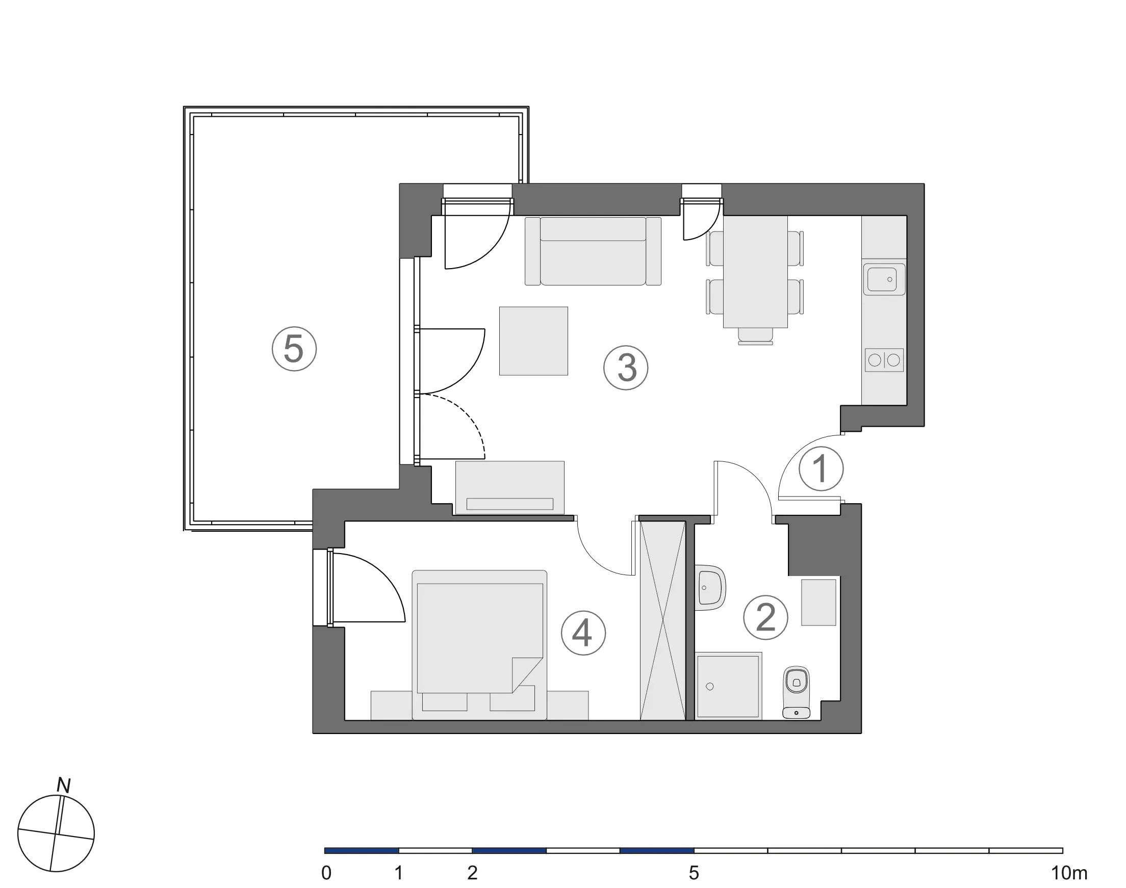 Rzut 2D lokalu 3-A.3.2