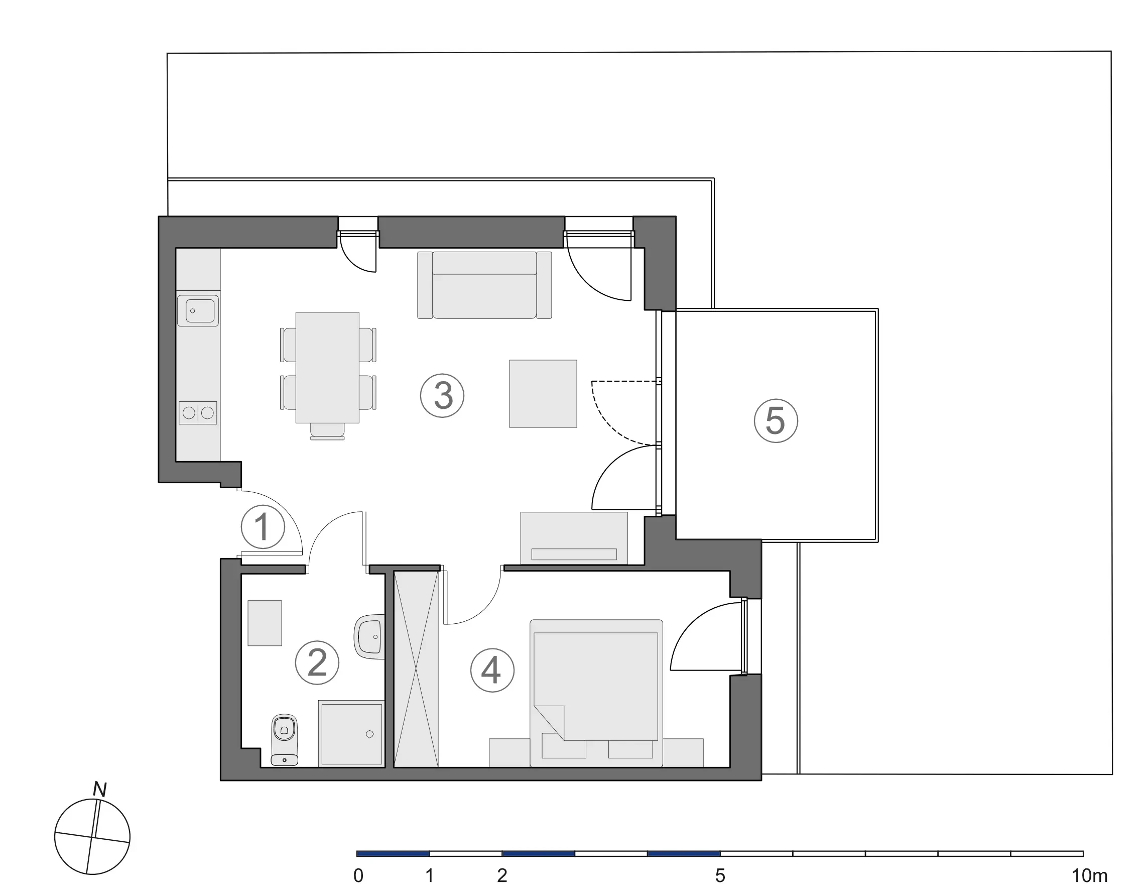 Rzut 2D lokalu 3-A.0.6