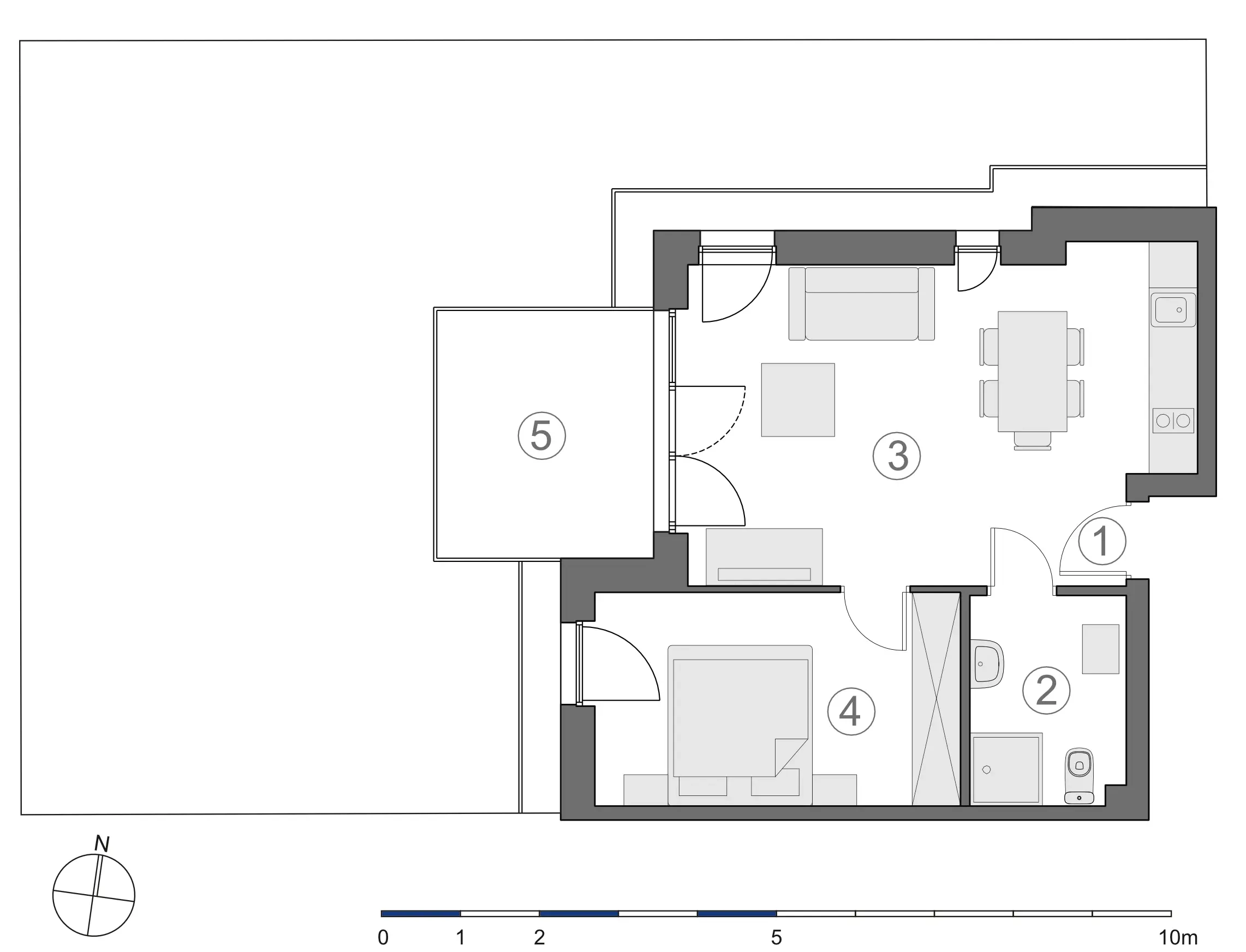Rzut 2D lokalu 3-A.0.5
