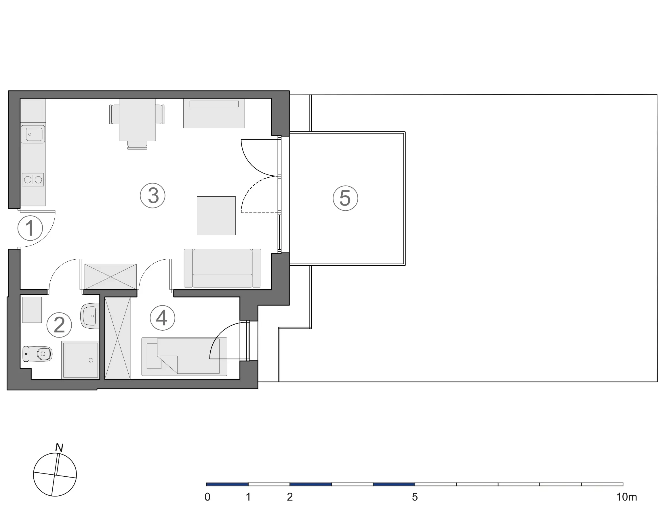 Rzut 2D lokalu 4-B.0.2